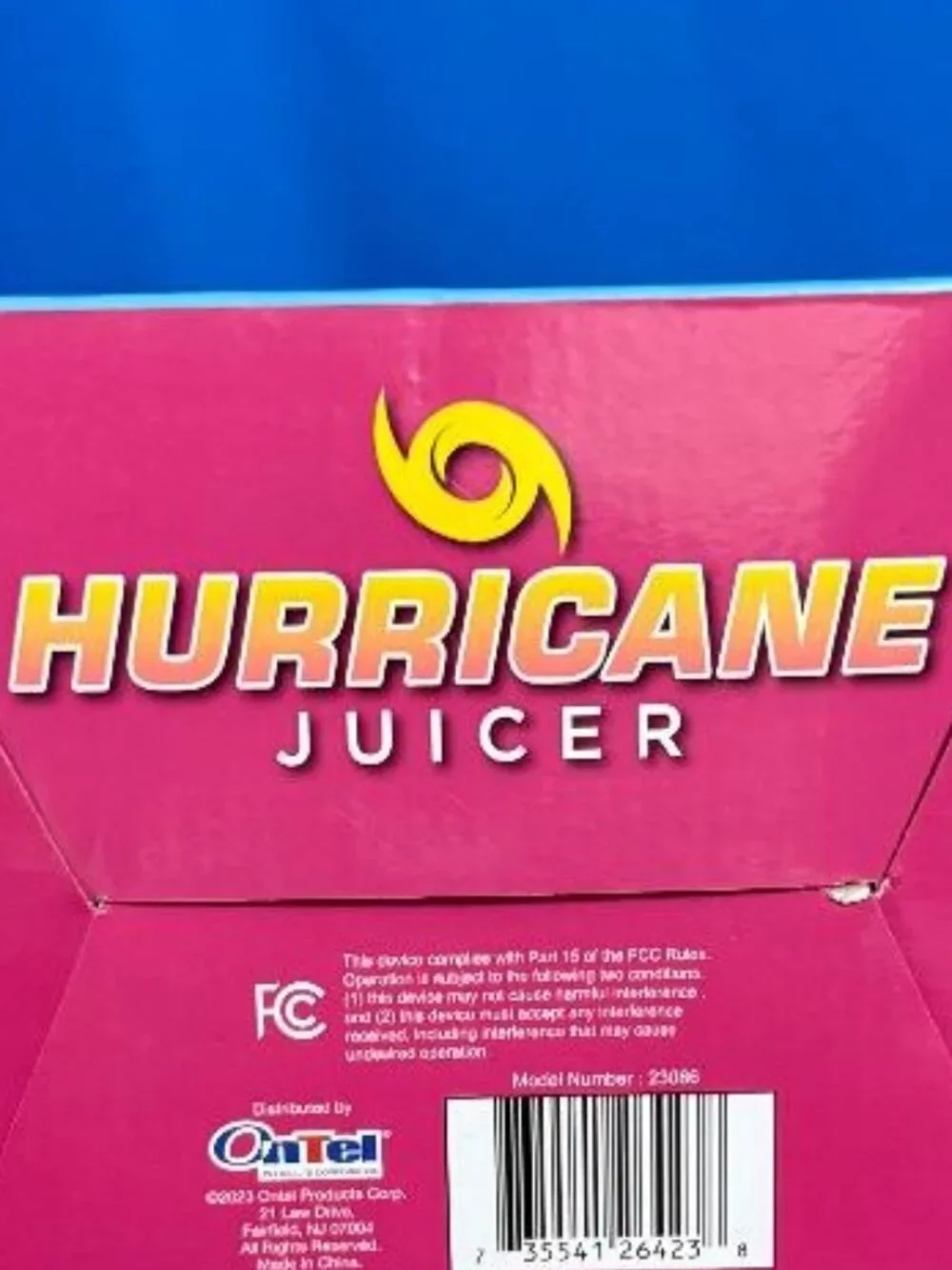 HURRICANE JUICER / ONTEL PRODUCTS CORP. new hurricane